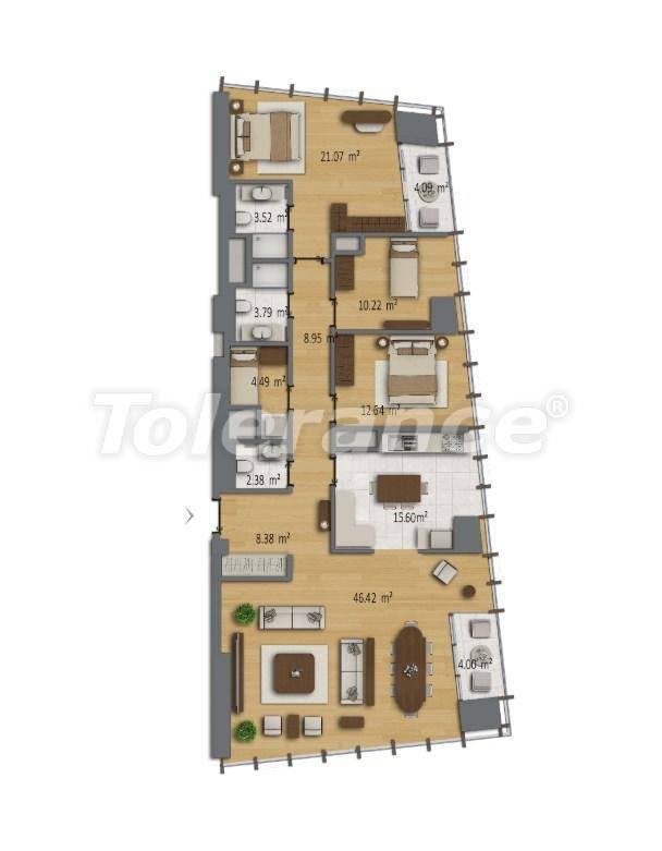 Apartment from the developer in Sisli, İstanbul with pool with installment - buy realty in Turkey - 27192