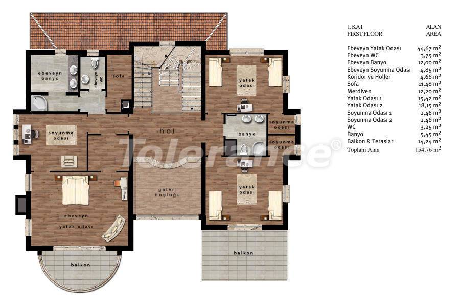 Villa in Beylikduzu, İstanbul with sea view with pool with installment - buy realty in Turkey - 20093