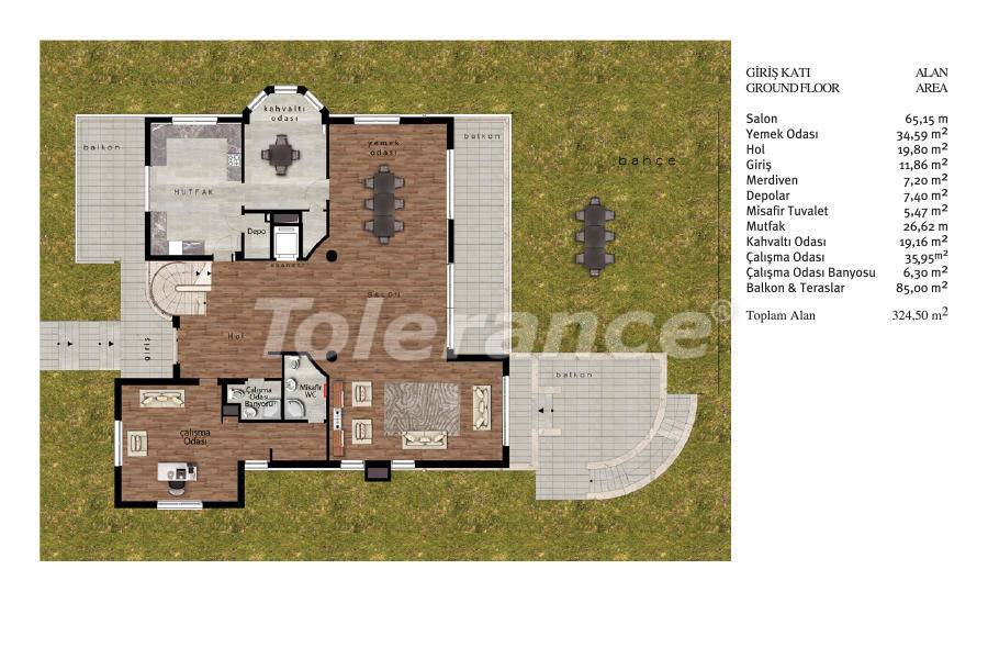 Villa in Beylikduzu, İstanbul with sea view with pool with installment - buy realty in Turkey - 20095