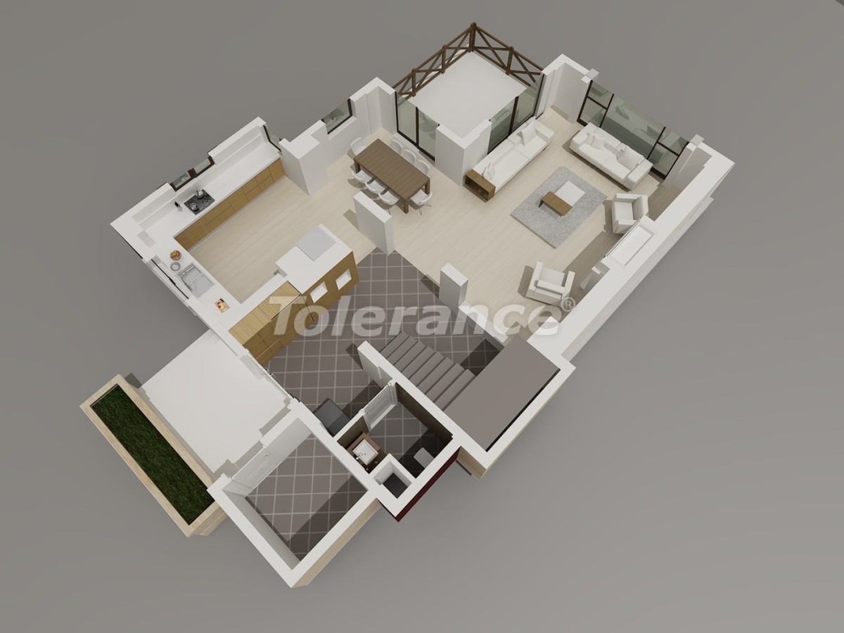 Villa from the developer in Konyaaltı, Antalya with pool - buy realty in Turkey - 3945