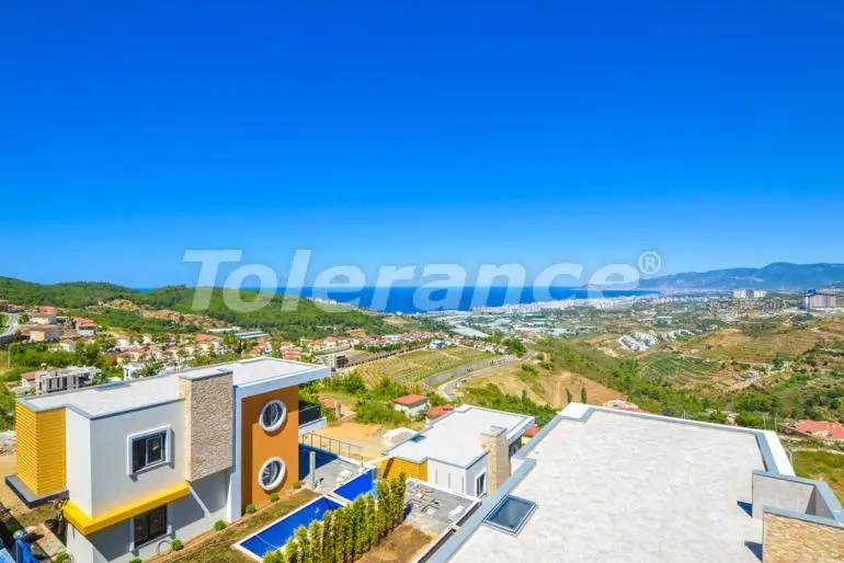 Villa from the developer in Kargicak, Alanya with sea view with pool - buy realty in Turkey - 28446
