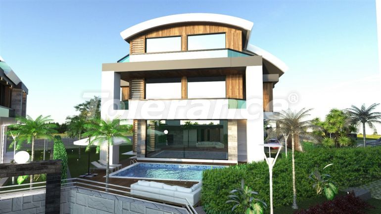 Villa in Kargicak, Alanya with sea view with pool - buy realty in Turkey - 50239