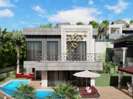 Villa from the developer in Kargicak, Alanya with sea view with pool - buy realty in Turkey - 50068