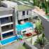 Villa from the developer in Kargicak, Alanya with sea view with pool - buy realty in Turkey - 50065